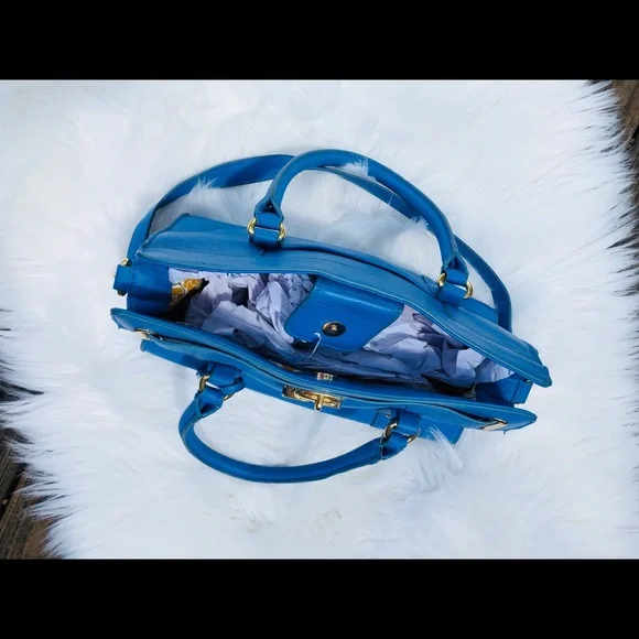 Emma Fox Blue Satchel - Picture 3 of 4